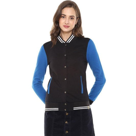 Campus Sutra Women Solid Stylish Casual jacket